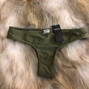 Super cheeky fit olive bikini bottom